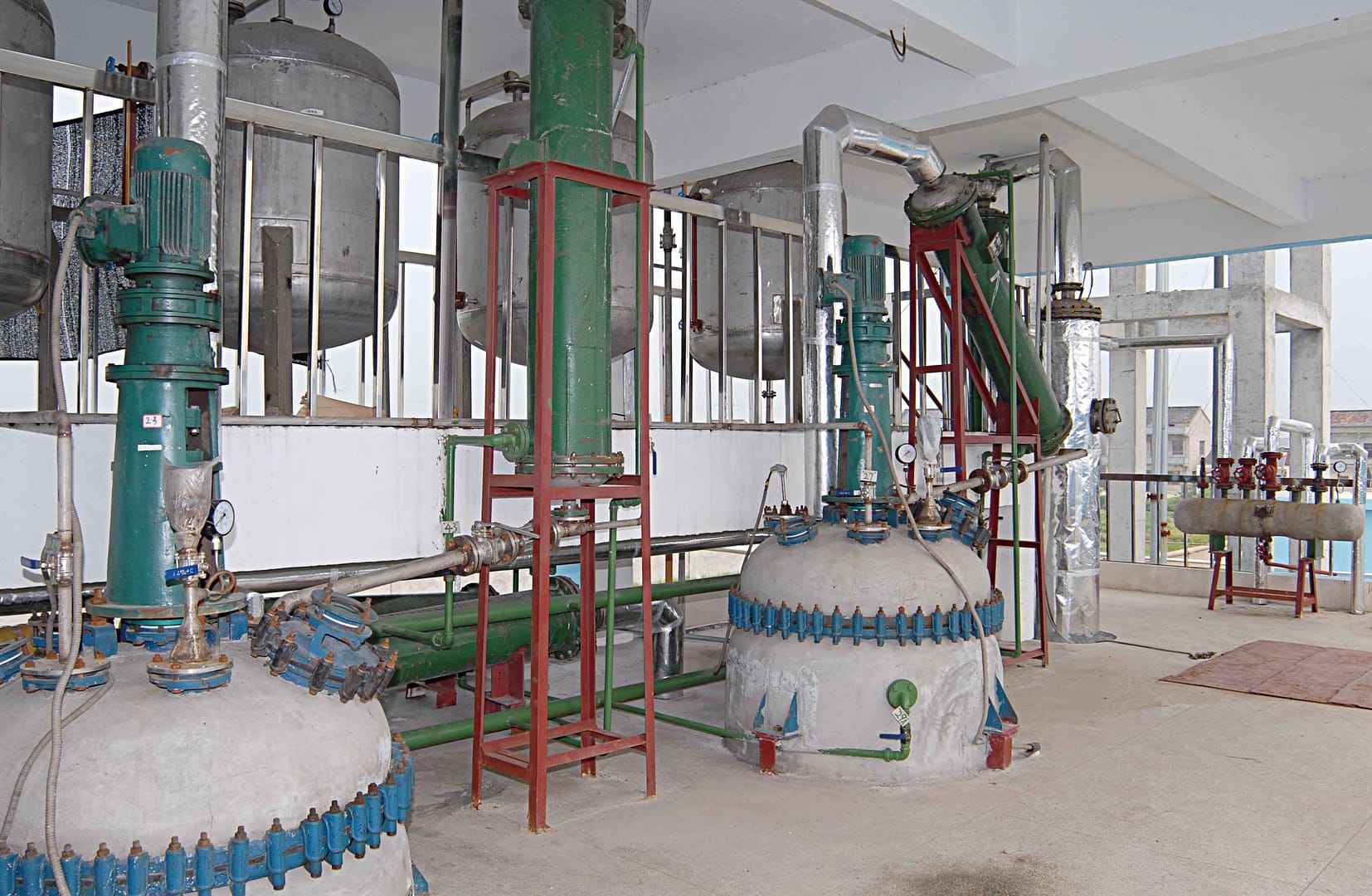 facility2 polymerization of poly vinyl acetate